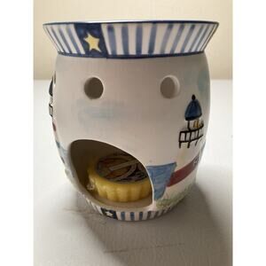 Yankee Candle Lighthouse Wax Warmer Tart Burner Nautical Decor